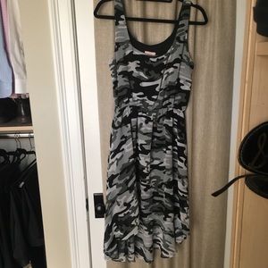 NWOT love...ady camo print sleeveless dress, Med.